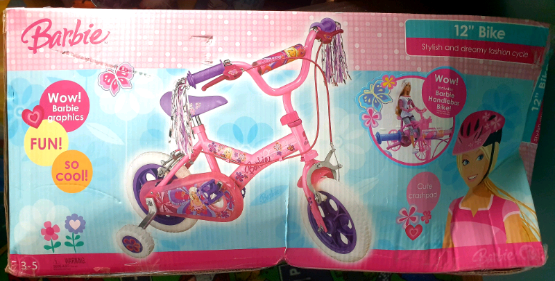 barbie bike for 3 year old